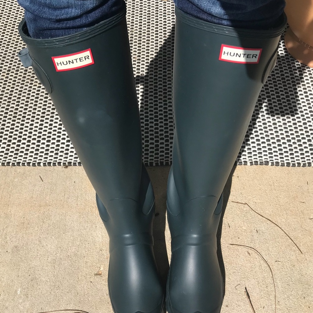 Tall Hunter rain boots